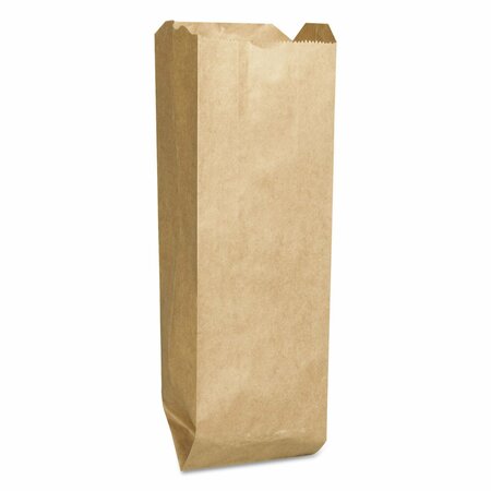 GENERAL Liquor-Takeout Quart-Sized Paper Bags, 35 lb Capacity, 4.25 in. x 2.5 in. x 16 in., Kraft, 2000PK LQ35NP2M